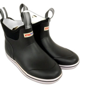 Xtratuf Fishing Rain Watertight Anglers Rubber Chevron Pull Tabs Ankle D…